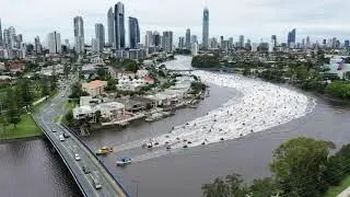 2021 World Record Christmas presents for kids in care charity Jet Ski ride