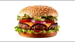 hablando mientras me como una hamburguesa