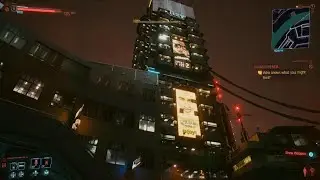 Cyberpunk 2077 Dude jumps off building