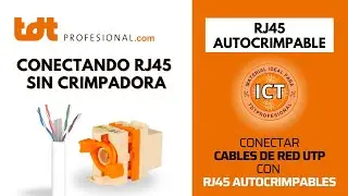 Conectar RJ45 Autocrimpable TELEVES - Conexión UTP Sin Crimpadora