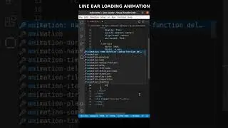 Line Bar Loading Animation | HTML CSS 