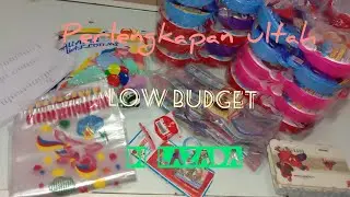 lazada haul perlengkapan ultah low budget #part1
