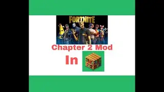 Minecraft education edition mod test: Fortnite chapter 2 - season 2 add-on
