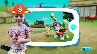 Играем в Щенячий патруль. Спасение уточек. PAW Patrol: On a Roll