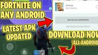 Fortnite android not supported!Fix solution 100% works!2019