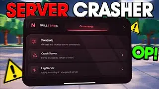 *FE* ⚠️ Server Crasher Script Universal | 100% Working - Full Showcase