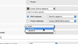 The Ensembl BLAST and BLAT tools