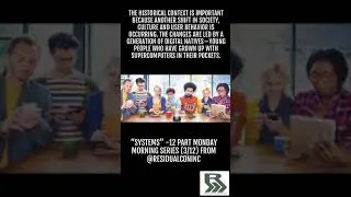 The historical context is important because another shift in society, culture and user behavior is …