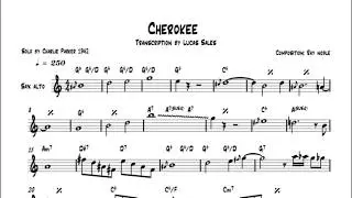 Transcription Charlie Parker - Cherokee