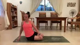 Раскрытие плеч и тазобедренных суставов. Вечерняя йога после работ