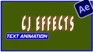Simple text animation in After effects | Dancing text animation in After effects | Text effect
