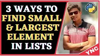 Python Program To Find The Biggest and Smallest Number In List