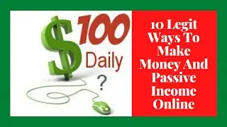 10 websites to make 100 per day online