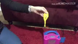 Giant emoji balloons pop