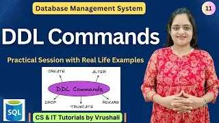 DBMS 11: DDL Commands with Practical Demo | DBMS / SQL Tutorial for Beginners
