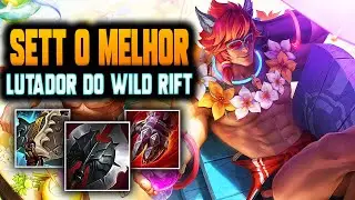 SETT É OP E VALE MUITO A PENA JOGAR NO WILD RIFT + DICAS E BUILD