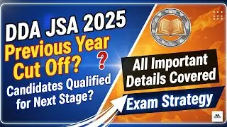 DDA JSA Previous Year Cut Off - Exam Strategy - Low Competition