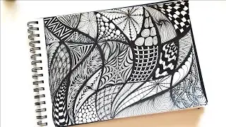 zentangle patterns || Zentangle art || Zentangle || Doodle art || Zendoodle