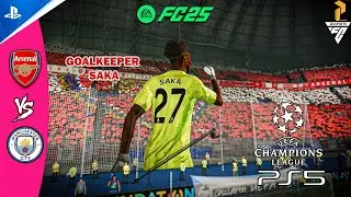 FC25 | Goalkeeper Saka vs Goalkeeper Haaland | Arsenal vs Man City | 