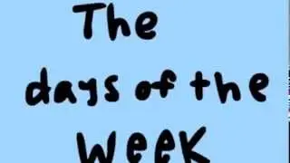 Days of the week for kids