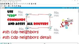 CDP - Cisco Discovery Protocol with Packet Tracer 2019 اسهل طريقة