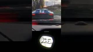 Goodbye officer😂 #aventador #supra #short