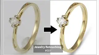 Jewelry Retouching Tutorial - 001 in Detail - Learn how to Edit Jewelry