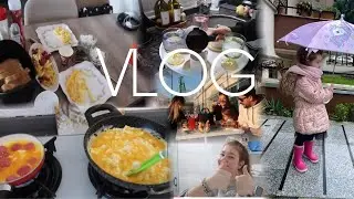 PAZARIN HAKKINI VERDİK 🤭 | KREMALI MANTARLI MAKARNA 😋 | EVDE KAHVALTI. #vlog #aile