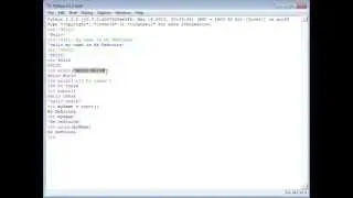 Strings, print() and input() Functions