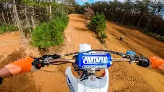 Riding a YZ250F