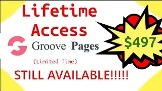 GroovePages LIfetime Offer!  Never pay again!