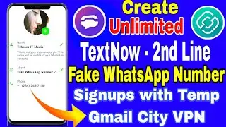 2nd Line & text now get your free phone number / Create Unlimited USA Fake WhatsApp Number 2023