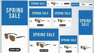 Animation GIF banner ads (Slide by slide) - After effects project #22