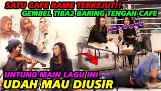 Satu Cafe Ramai Terkejut, Gembel Tiba-Tiba Baring Tengah Cafe, Untung Main Lagu ini Udah Mau Di Usir
