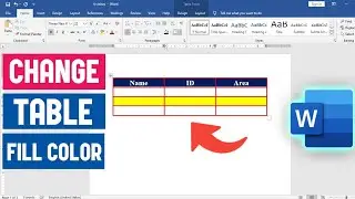How to Put Color in a Table in Microsoft Word