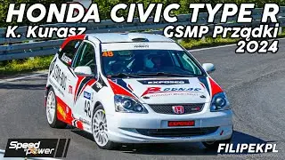🔥HONDA CIVIC TYPE R HILLCLIMB! K. Kurasz (GSMP Prządki 2024) | Action by Speed & Power