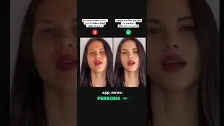 Persona app 💚 Best photo/video editor 😍 #videoeditor #naturalbeauty