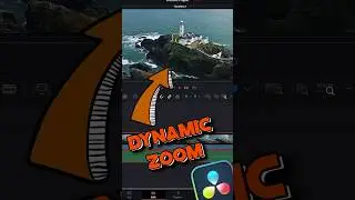 Dynamic Zoom - DaVinci Resolve | #shorts #davinciresolvetutorial #davincitutorial
