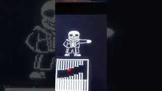 the beginning of the sans fight with NO hit