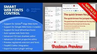 Smart Web Fonts Control 2.0