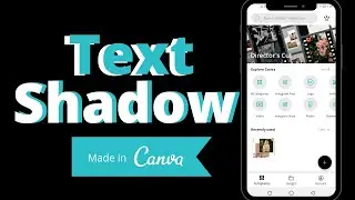 How to add shadow to text in Canva How to place image in a circle in Canva