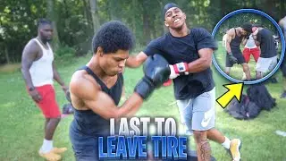 LAST TO LEAVE THE TIRE *WINS 1000$