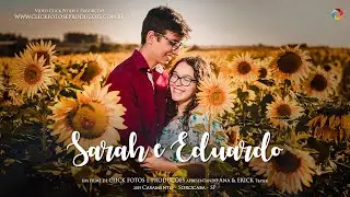Ensaio Sarah e Eduardo - Campo de Girassol