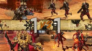Dawn of War 2 - 1v1 | Zero Cry - Daemonhunter [vs] Deimos - Chaos Lord