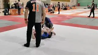 Bottom side control sweep into saddle