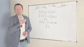 First Grade Math: Video Lesson 26 - Measuring Length (School Curriculum and Pre-School Preparation)