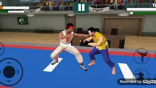 Karate fighting, karate nerd,city game
