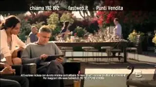 fastweb george clooney spot 2012 pubblicità