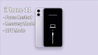 iPhone 11 / 12 / 13 / 14 (Pro Max) - Force Restart, Recovery Mode, DFU Mode