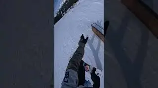Bad landings but at least I’m landing all jumps now #snowboarding #pnw #seattle